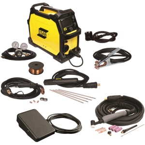 ESAB REBEL EMP 215IC MIG/STICK/TIG WELDER WITH FOOT CONTROL (0558102240)