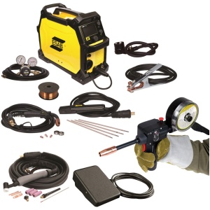 ESAB REBEL EMP 215IC WELDER WITH SPOOLGUN AND FOOT CONTROL (0558102240)