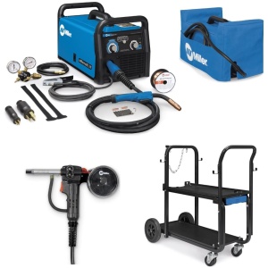 MILLER MILLERMATIC 211 MIG WELDER, AND ACCESSORIES (907614)