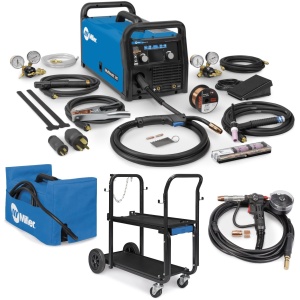 MILLER MULTIMATIC 215 MULTIPROCESS WELDER COMPLETE PACKAGE (907693)